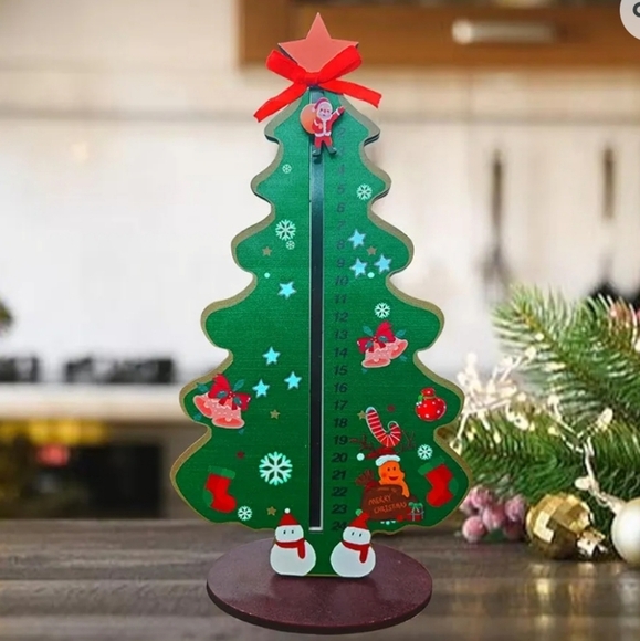 UKMPFGJ Christmas Tree Magnetic Advent Calendar - Picture 2 of 11